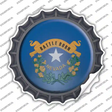 Nevada State Flag Novelty Bottle Cap Sticker Decal Small