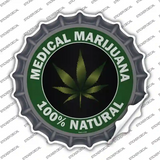 Medical Marijuana Novelty Bottle Cap Sticker Decal Small