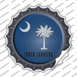 South Carolina State Flag Novelty Bottle Cap Sticker Decal Small