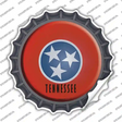 Tennessee State Flag Novelty Bottle Cap Sticker Decal Small