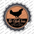 The Chicken Inn Novelty Bottle Cap Sticker Decal Small