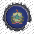 Vermont State Flag Novelty Bottle Cap Sticker Decal Small