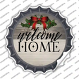 Welcome Home Ribbon Novelty Bottle Cap Sticker Decal Small