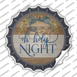 Oh Holy Night Bow Wreath Novelty Bottle Cap Sticker Decal Small