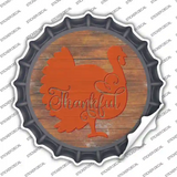 Thanksgiving Turkey Novelty Bottle Cap Sticker Decal Small