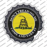 Come And Take It Gadsden Novelty Bottle Cap Sticker Decal Small