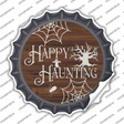 Happy Haunting Novelty Bottle Cap Sticker Decal Small