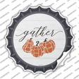 Gather Pumpkins Novelty Bottle Cap Sticker Decal Small