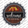 Welcome To Our Home Novelty Bottle Cap Sticker Decal Small