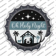 Oh Holy Night Novelty Bottle Cap Sticker Decal Small