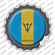 Barbados Country Novelty Bottle Cap Sticker Decal