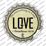 Love Bible Verse Novelty Bottle Cap Sticker Decal BC-2109s