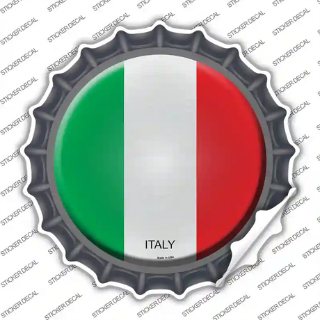 Italy Country Novelty Bottle Cap Sticker Decal