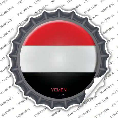 Yemen Country Novelty Bottle Cap Sticker Decal