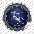 Sagittarius Novelty Bottle Cap Sticker Decal Small