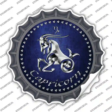 Capricorn Novelty Bottle Cap Sticker Decal Small