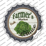 Farmers Market Lettuce Novelty Bottle Cap Sticker Decal Small