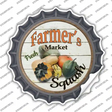 Farmers Market Squash Novelty Bottle Cap Sticker Decal Small