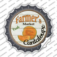 Farmers Market Cantaloupe Novelty Bottle Cap Sticker Decal Small