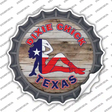 Dixie Chicks Texas Novelty Bottle Cap Sticker Decal Small