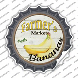 Farmers Market Bananas Novelty Bottle Cap Sticker Decal Small