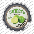 Farmers Market Limes Novelty Bottle Cap Sticker Decal Small