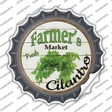 Farmers Market Cilantro Novelty Bottle Cap Sticker Decal Small