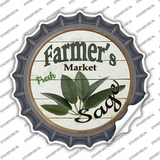 Farmers Market Sage Novelty Bottle Cap Sticker Decal Small