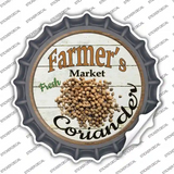 Farmers Market Coriander Novelty Bottle Cap Sticker Decal Small