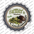 Farmers Market Cardamon Novelty Bottle Cap Sticker Decal Small