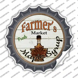 Farmers Market Maple Syrup Novelty Bottle Cap Sticker Decal Small