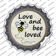 Love and Bee Loved Novelty Bottle Cap Sticker Decal Small