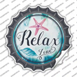 Relax Zone Novelty Bottle Cap Sticker Decal Small