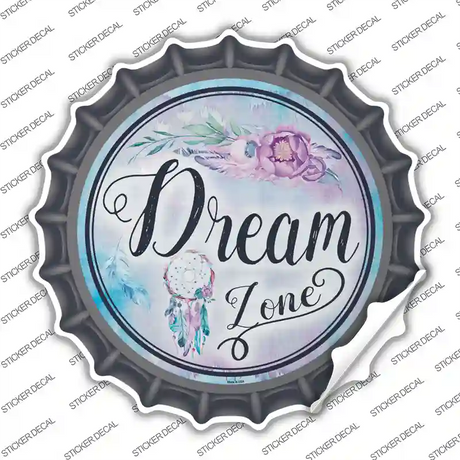 Dream Zone Novelty Bottle Cap Sticker Decal Small