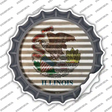 Illinois Flag Corrugated Novelty Bottle Cap Sticker Decal Small