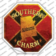 Southern Charm Alabama Novelty Octagon Sticker Decal Small