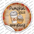 Pumpkin Spice Nice Novelty Circle Sticker Decal Small