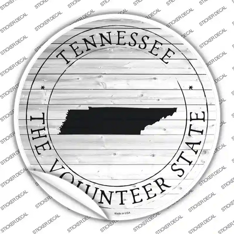 Tennessee Volunteer State Wholesasle Novelty Circle Sticker Decal Small