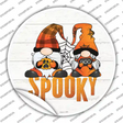 Spooky Gnomes Novelty Circle Sticker Decal Small