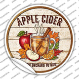 Apple Cider Novelty Circle Sticker Decal C-2077s