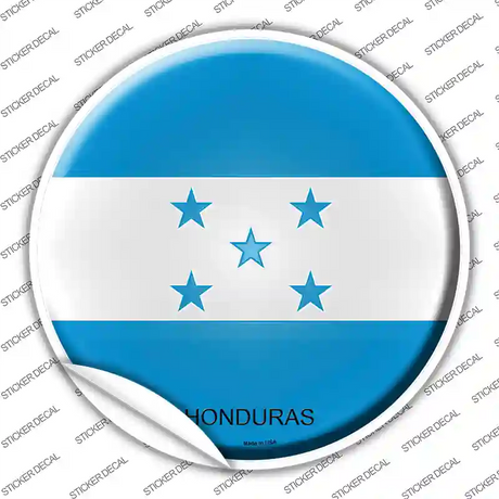 Honduras Country Novelty Circle Sticker Decal