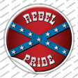 Rebel Pride Novelty Circle Sticker Decal Small