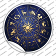 Zodiac Signs Novelty Circle Sticker Decal Small