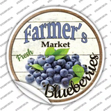 Farmers Market Blueberries Novelty Circle Sticker Decal Small