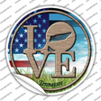 Love Tennessee Novelty Circle Sticker Decal Small