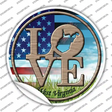 Love West Virginia Novelty Circle Sticker Decal Small