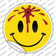 Bullet Smile Novelty Circle Sticker Decal Small