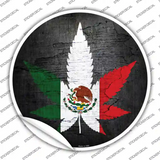 Mexican Pot Novelty Circle Sticker Decal Small