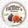 Farmers Market Figs Novelty Circle Sticker Decal Small