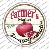 Farmers Market Pomegranates Novelty Circle Sticker Decal Small